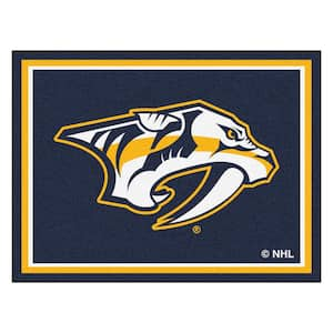 NHL Nashville Predators Navy Blue 8 ft. x 10 ft. Indoor Area Rug