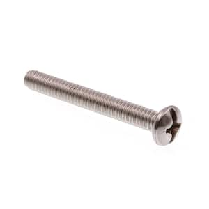 1/4 in. - 20 x 2 in. Grade 18-8 Stainless Steel Phillips/Slotted Combination Drive Pan Head Machine Screws (50-Pack)