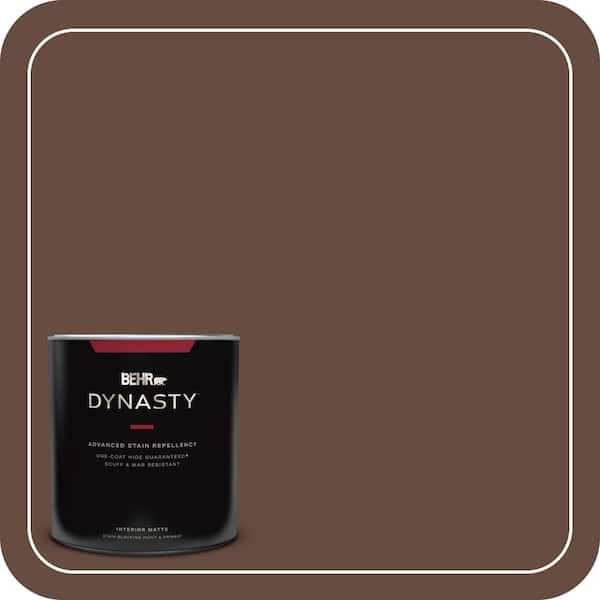 BEHR DYNASTY 1 qt. #770B-7 Chocolate Sparkle Matte Interior Stain-Blocking Paint and Primer