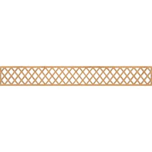 Manchester Fretwork 0.25 in. D x 46.5 in. W x 6 in. L Maple Wood Panel Moulding