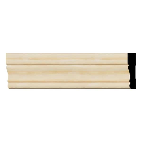 Ekena Millwork WM443 0.63 in. D x 3.25 in. W x 96 in. L Wood (Pine) Colonial Casing Moulding