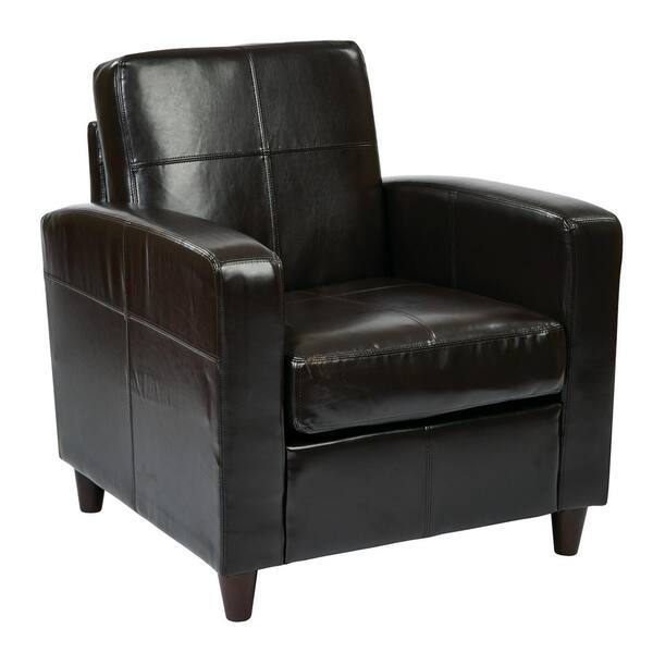 OSP Home Furnishings Venus Espresso Club Chair