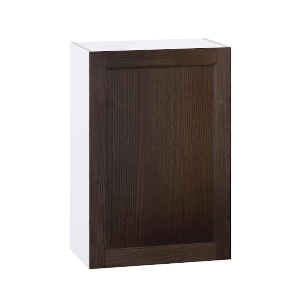 Georgetown 24 in. W x 14 in. D x 35 in. H Assembled Wall Kitchen Cabinet in Chestnut