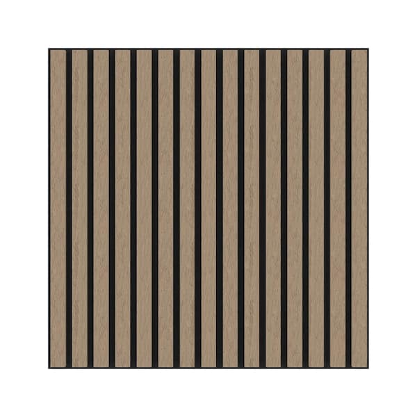Falkirk Irvine 4/5 in. x 2 ft. x 2 ft. Brown MDF Decorative Wall Paneling 2-Pack