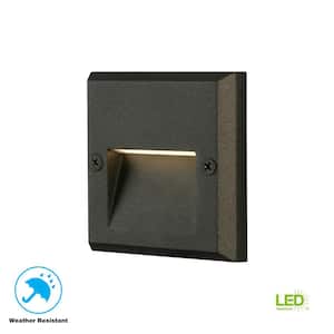 10-Watt Equivalent 5.5 in. Low Voltage Black Integrated LED Deck Light