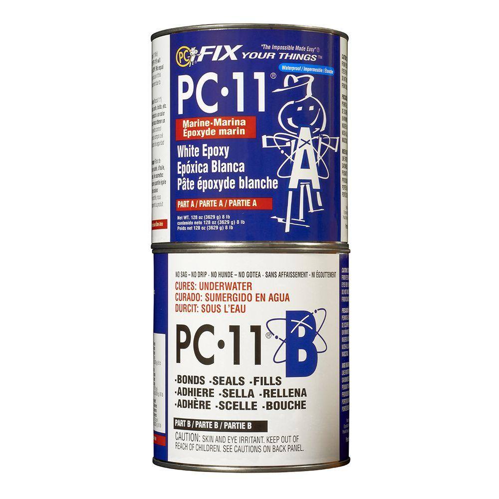 PC-11 Marine Epoxy Adhesive Paste - 8 Lb Two-Part Underwater Repair Compound
