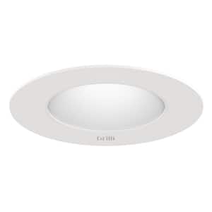 4 in. Circadian Canless 2200K to 5000K New Construction or Remodel Integrated LED Recessed Light Kit with White Trim