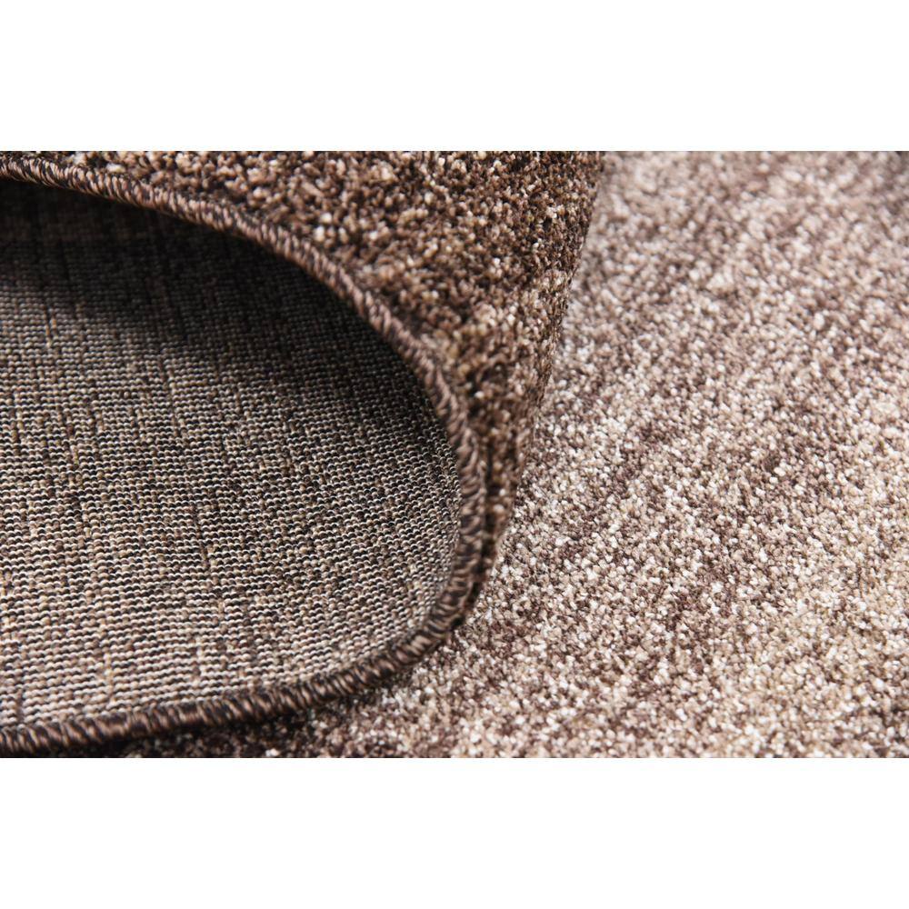 Reversible Easy-Care Tufted Rug in Light Brown - 7' x 10'
