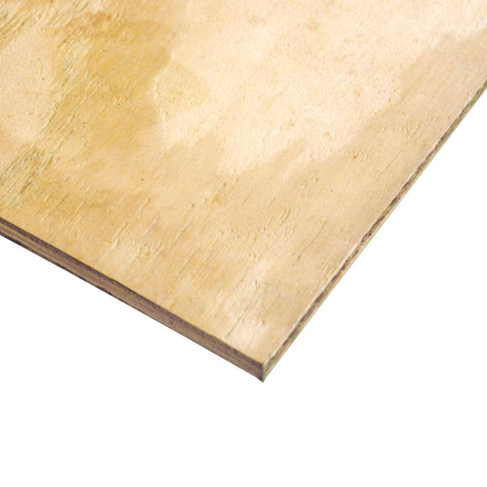 1 2 In X 4 Ft X 8 Ft Cdx Plywood 1062 The Home Depot