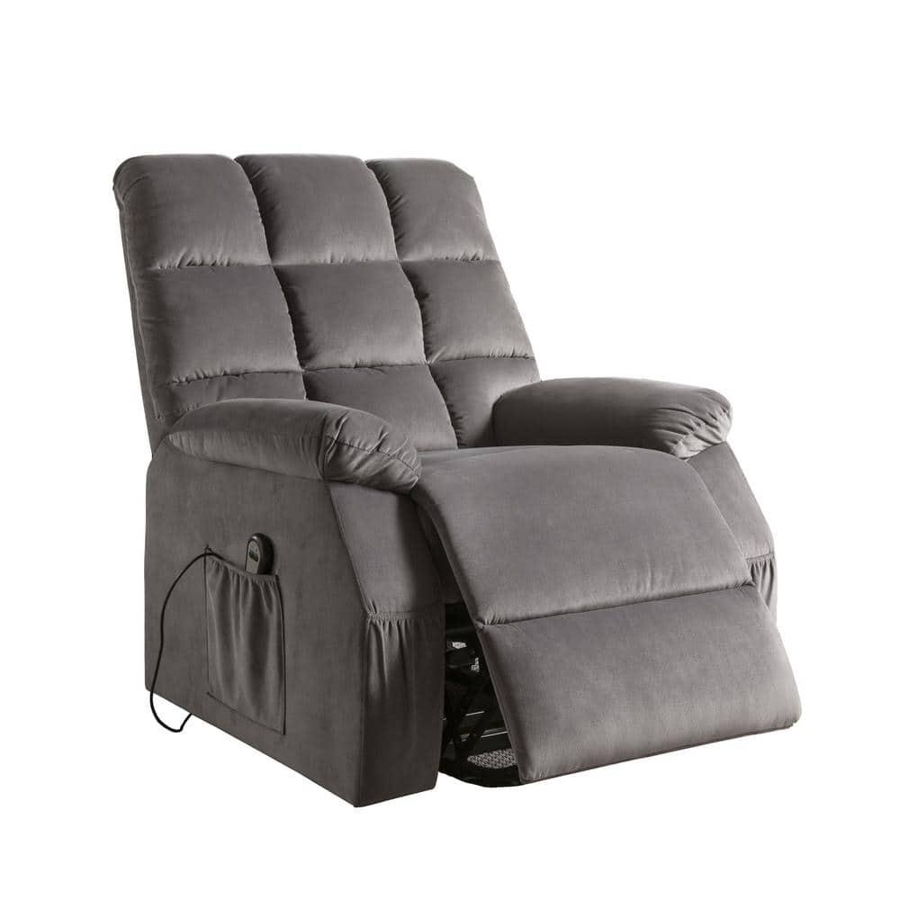 black velvet recliner