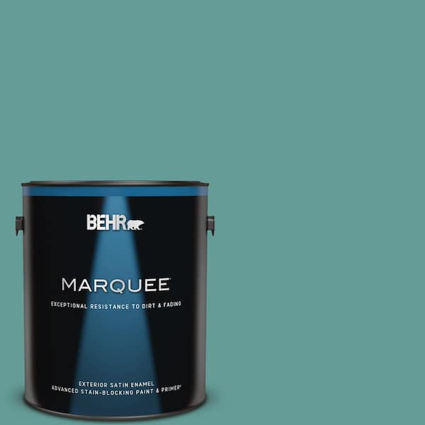 BEHR MARQUEE 1 gal. #MQ6-06 Semi-Precious Satin Enamel Exterior Paint & Primer