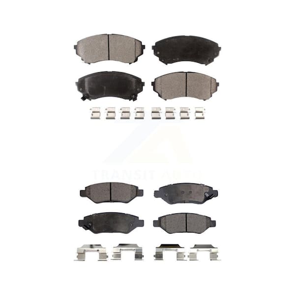TEC Front Rear Ceramic Brake Pads Kit For Cadillac CTS With Heavy Duty Brakes KTC-100145