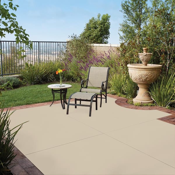 5 gal. #PFC-16 Wool Coat Solid Color Flat Interior/Exterior Concrete Stain