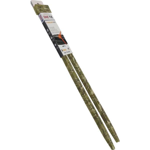 One-Tie 20 in. Cable Ties, Camo (6-Pack)