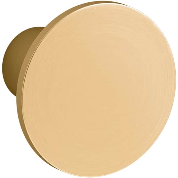 KOHLER Components 1.5 in. W Shower Door Handle in Vibrant Brushed Moderne Brass (1-Pair)