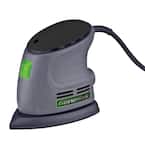 GENESIS Corner Palm Sander with Palm Grip Vacuum Port Hook and Loop System Dust Protected Power Switch and Sandpaper GPS080 The Home Depot