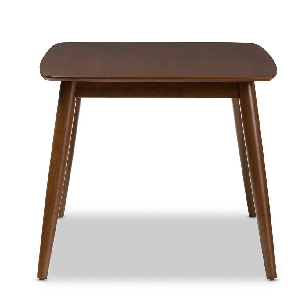 Medium Brown Oak Mid-Century Modern Dining Table