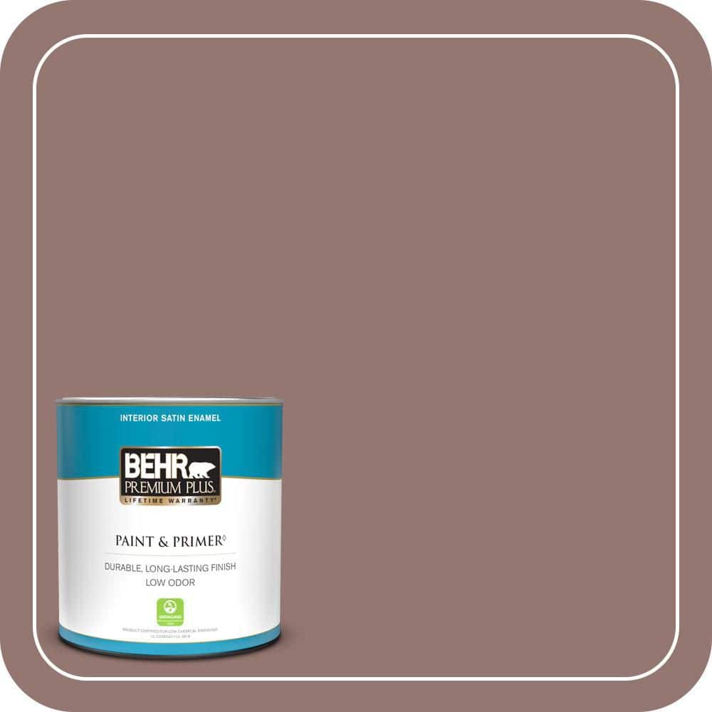 1 qt. #710B-5 Milk Chocolate Satin Enamel Low Odor Interior Paint & Primer price history on PriceWatchPro