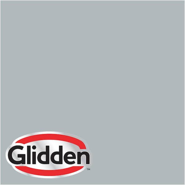Glidden Premium 5 gal. #HDGCN41D Soft Feather Grey Satin Interior Paint with Primer