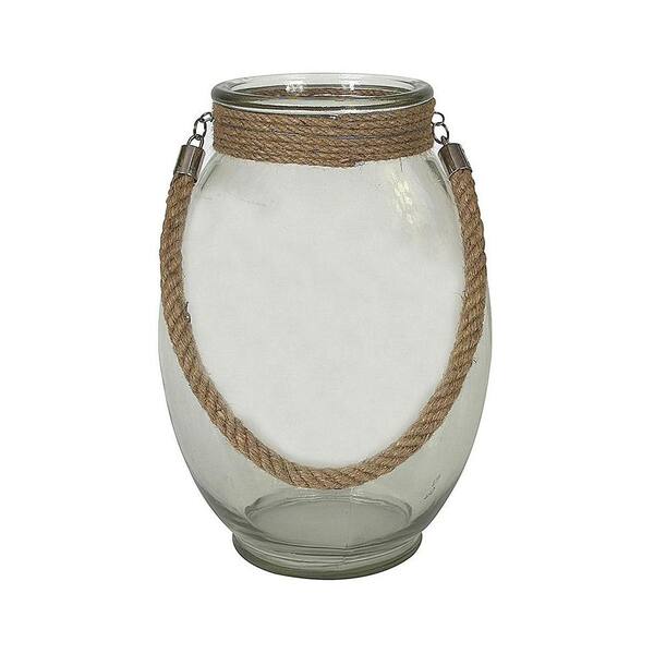 Unbranded Jacinda Clear Glass Jar with Rope Handle