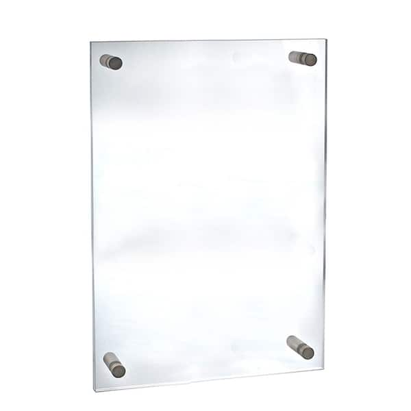 Azar Displays 22 in. x 28 in. Standoff Acrylic Sign Holder