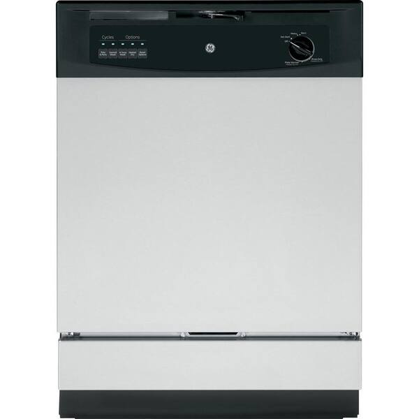 GE Front Control Dishwasher in Stainless Steel