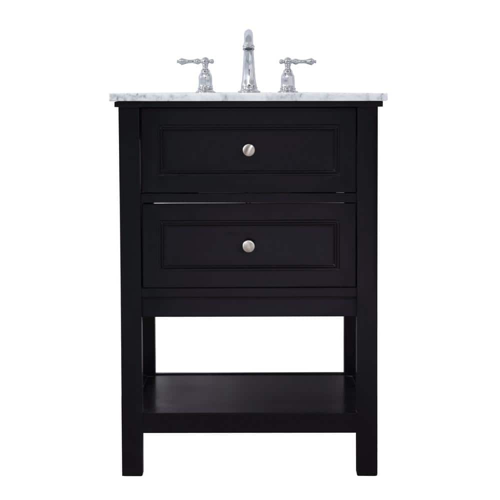 Timeless Home Gina 24 in. W x 22 in. D x 33.75 in. H Single Bathroom Vanity