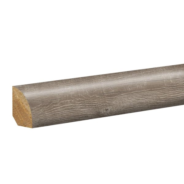 PERFORMANCE ACCESSORIES Partridge 0.62 in. T x 0.75 in. W x 94.5 in. L Textured Wood Look Laminate Moulding/Trim Quarter Round Molding