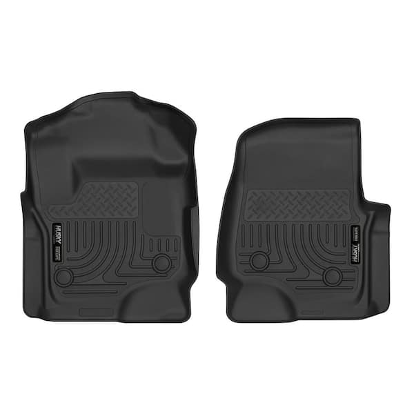 Husky Liners Front Floor Liners Fits 17-17 F-250 Crew with Vinyl