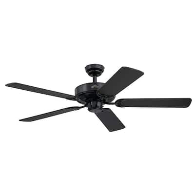 Contractor's Choice 52 in. Indoor Black Ceiling Fan