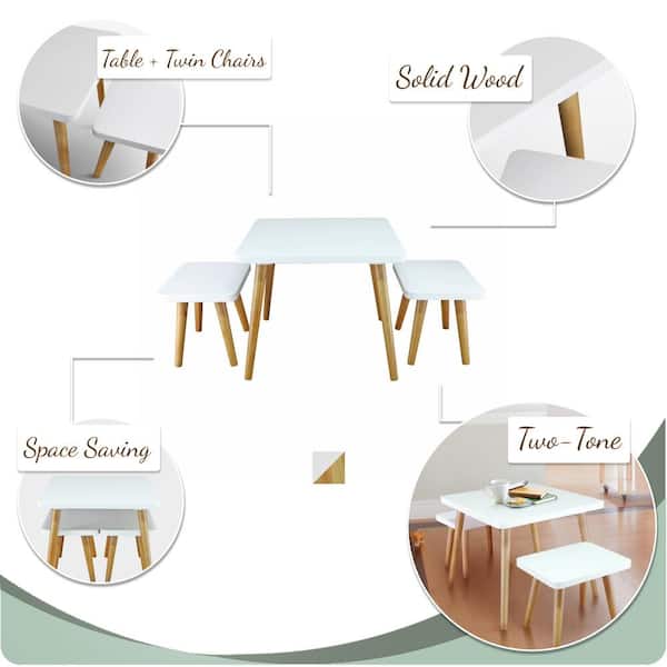 Cafe kid table 2025 and chair set