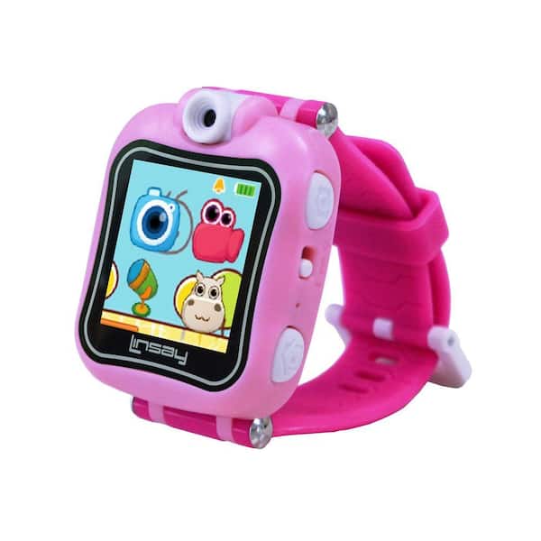1.5 in. Smart Watch Kids Cam Selfie, Pink