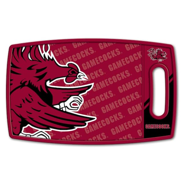 NCAA South Carolina Gamecocks Logo Series Cutting Board 9in x 0.5in- Rectangle- Manufactured Wood and polypropylene