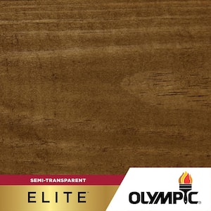 Elite 5 gal. ST-2028 Tobacco Semi-Transparent Exterior Stain and Sealer in One