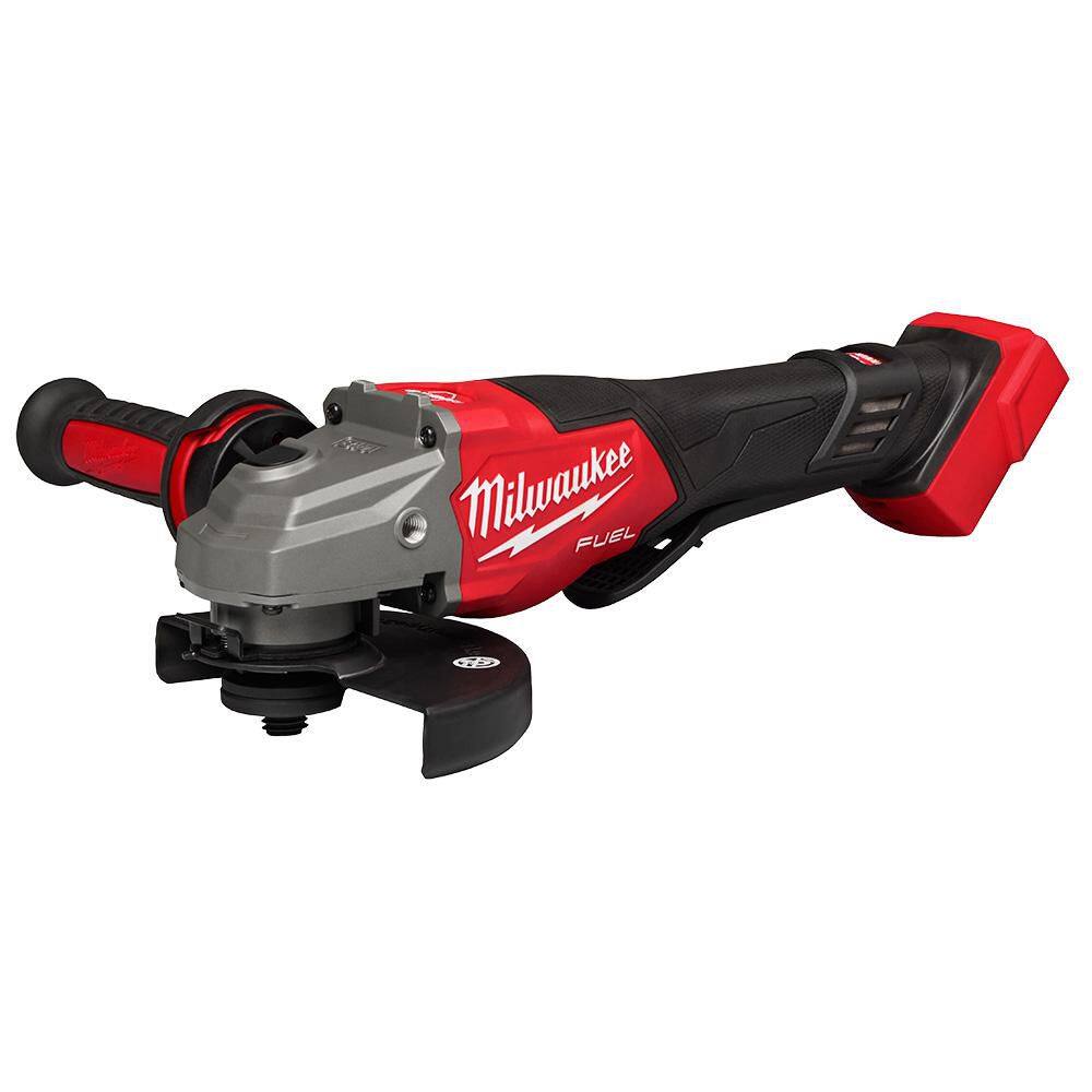 Milwaukee M18 FUEL 18-Volt Lithium-Ion Brushless Cordless 4-1/2 in./6 in. Braking Grinder with Paddle Switch (Tool-Only) 3670-20