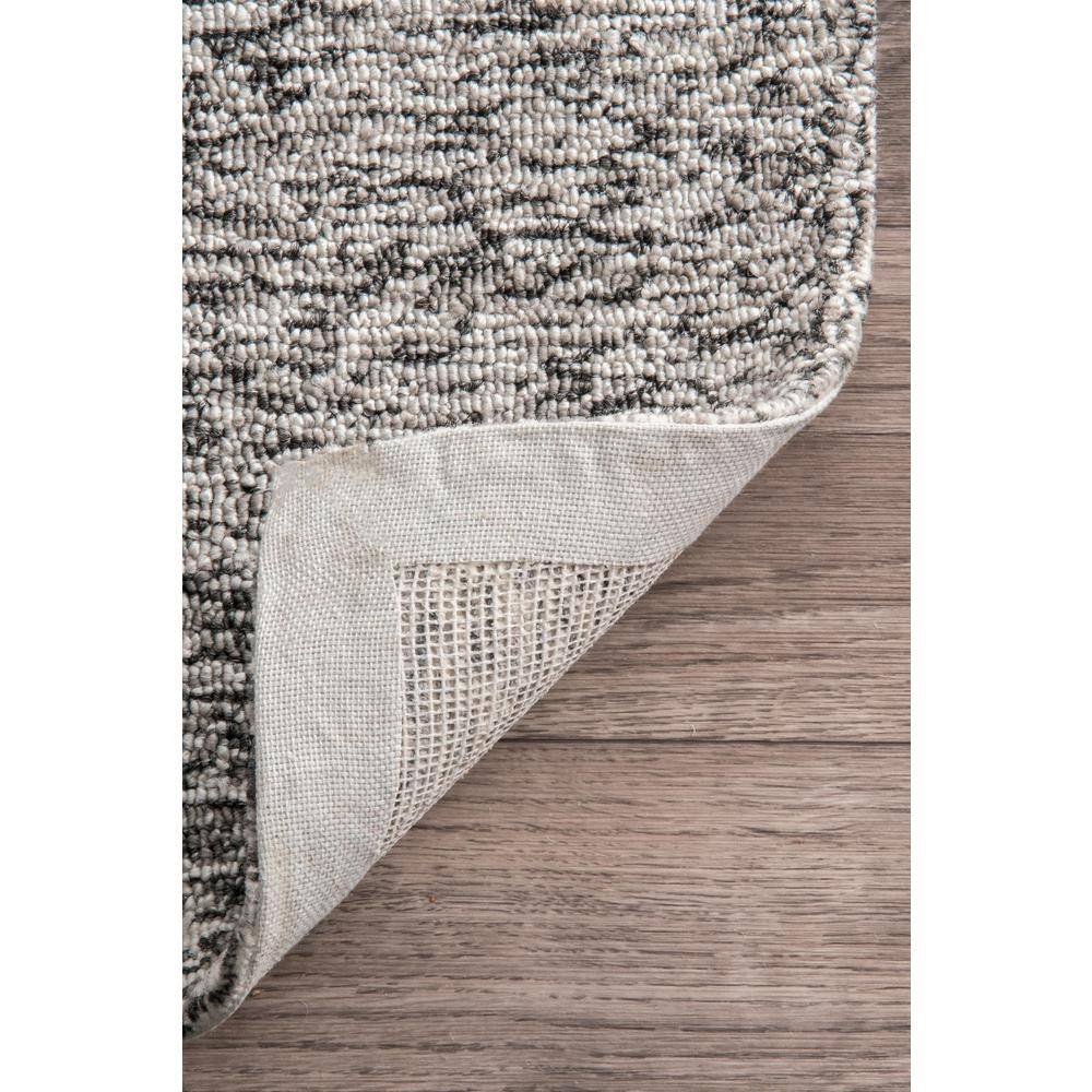 Reversible Gray Starfish Design Synthetic Area Rug