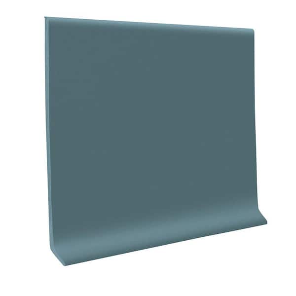 Unbranded Vinyl Colonial Blue 4 in. x 48 in. x 1/8 in. Wall Cove Base (30-Pieces)