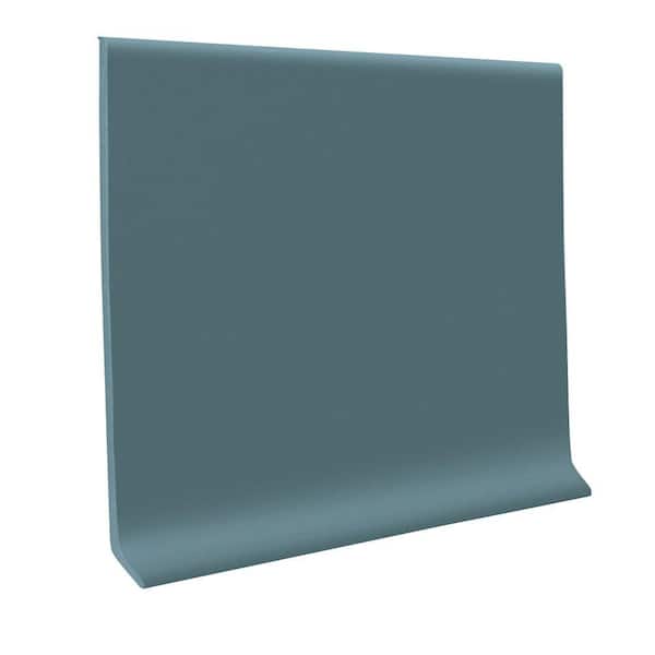 Unbranded Pinnacle Colonial Blue 4 in. x 1.8 in. x 48 in. Rubber Wall Cove Base (30-Pieces)