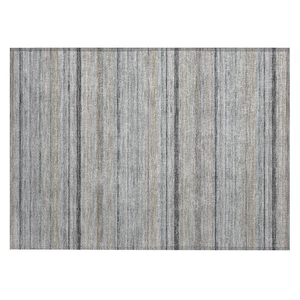 Chantille Machine Washable Indoor/Outdoor Abstract ACN3106 Gray 3 ft. x 4 ft. Area Rug