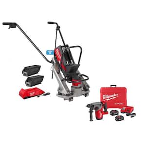 MX FUEL Lithium-Ion Cordless Vibratory Screed Kit with M18 FUEL 1 in. Cordless SDS-Plus Rotary Hammer Kit