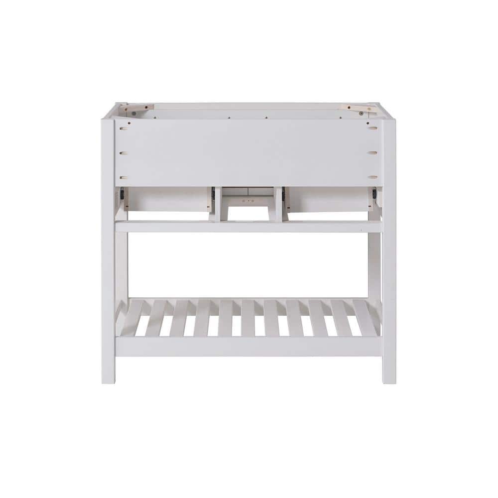 Williamsburg Traditional 36" Pine Vanity Cabinet with Nickel Hardware