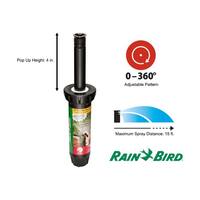 Rain Bird 1800 Series 4 in. Pop-Up High Efficiency PRS Sprinkler, 0-360 Degree Pattern, Adjustable 8-15 ft. 1804HEVNPR