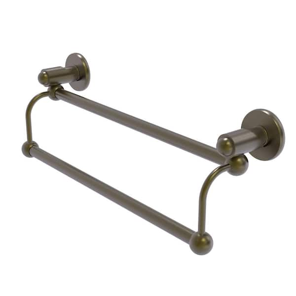 Allied Brass Que New Collection 30 in. Over the Door Single Towel Bar in Brushed Bronze