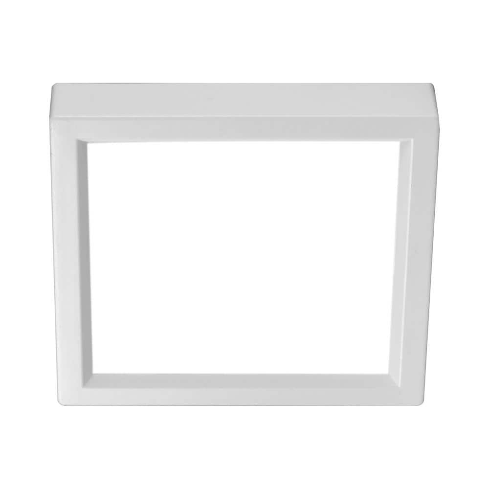 DSE4 4 in. Square White LED Flush Mount Ceiling Light, 2700K price history on PriceWatchPro