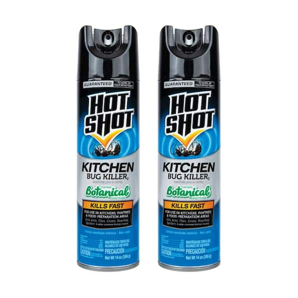 Hot Shot 14 oz. Kitchen Bug Insect Killer Aerosol Spray (2-Pack) HG ...