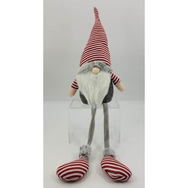 HomeRoots Jute Sitting Gnome Figurine 2000402536 - The Home Depot