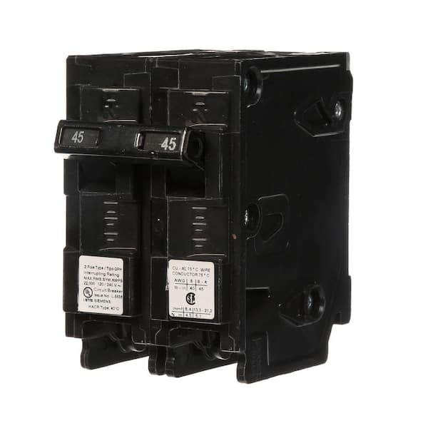 Siemens 45 Amp Double-Pole Type QPH 22kA Circuit Breaker