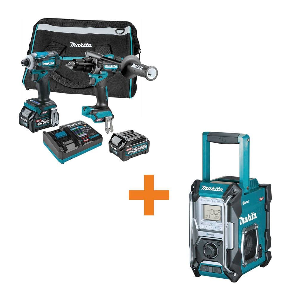 40V Max XGT Brushless Cordless 2-Pc. Combo Kit 2.5Ah with 40V Max XGT Cordless Bluetooth Job Site Radio, Tool Only price history on PriceWatchPro