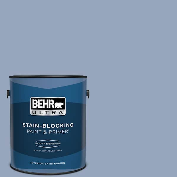 BEHR ULTRA 1 gal. #590F-4 Cloudberry Extra Durable Satin Enamel Interior Paint & Primer