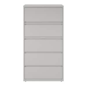 2-Drawer Putty Metal 36 in. W Lateral File Cabinet for Home and Office, Holds Letter, Legal and A4 Hanging Folders